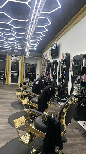 Barber chair at 5 Star Barbershop & Hair Design in Norwalk, CT